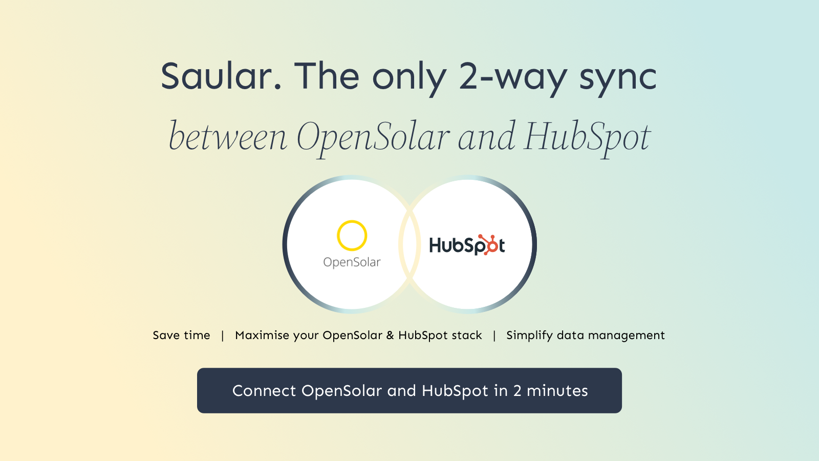 Saular HubSpot Integration | Connect Them Today